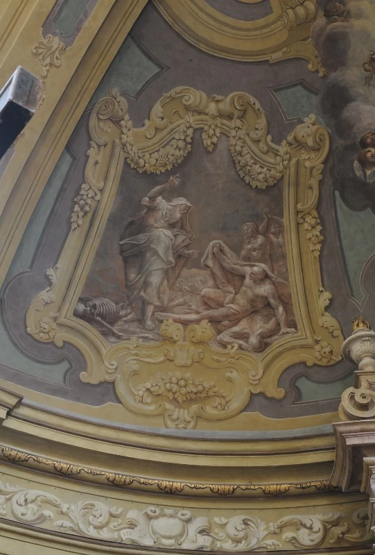 Vegliardo biblico. scena biblica - Chiesa di San Vitale, Parma